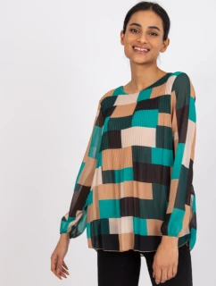 Blúzka DHJ BZ 8643.38P tmavozelená