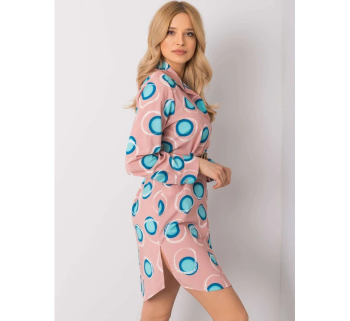 Šaty DHJ SK 12765.11 svetlo ružová