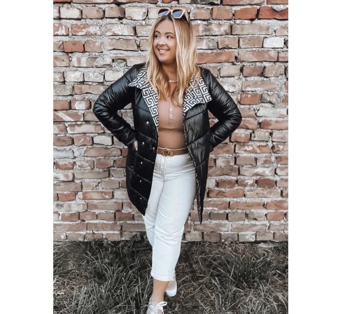 Dámská prošívaná bunda černá Dstreet model 21965309 - FashionStreet