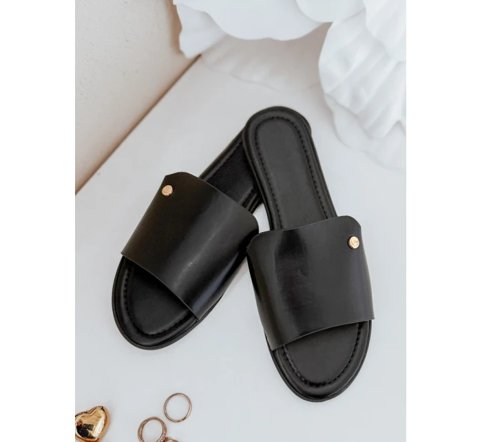 Dámske žabky CHICBASE black FashionStreet ZY0939