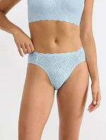 SLOGGI ZERO FEEL BLISS - Tanga s vysokou nohou z 360° elastickej čipky Sloggi