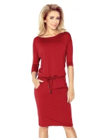 Bordó sportovní šaty model 4977922 - numoco Bordó sportovní šaty model 4977922 - numoco