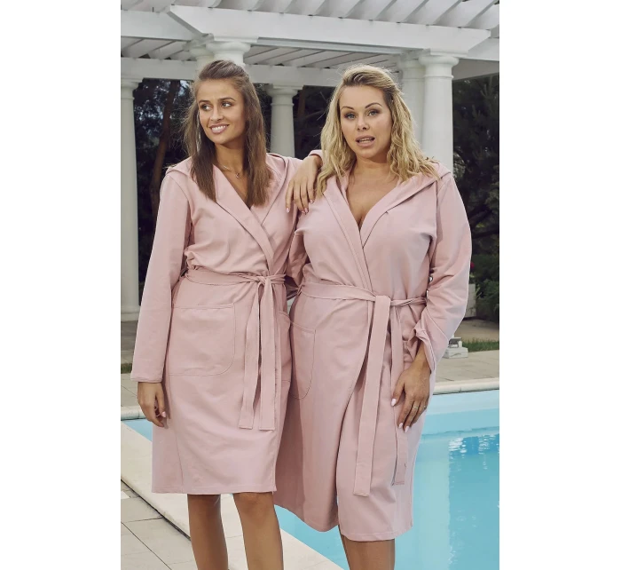 Dámský župan Karina pink plus - ITALIAN FASHION