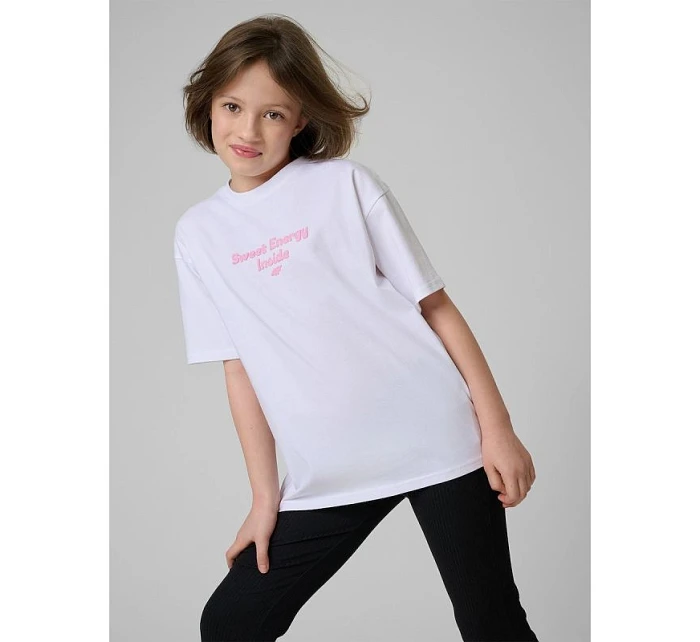 Dívčí volné tričko s potiskem 4F model 22088574 - Hikvision