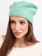 Dámska klasická vlnená čiapka K420 dark mint