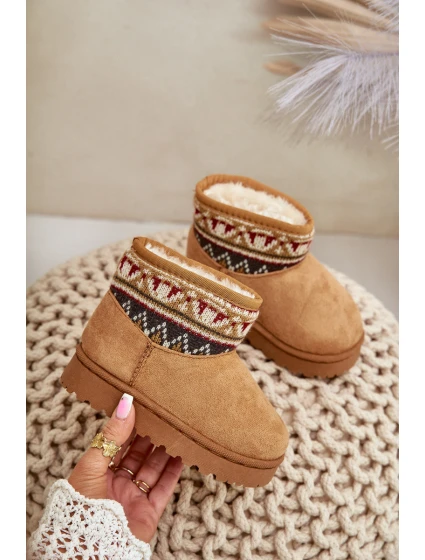 Dětské Boty S  Zateplené Kožíškem Camel model 21678519 - Boto
