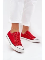 Trampki Damskie Niskie Big Star DD274A234 Czerwone