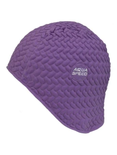 Latexová plavecká čiapka Aqua-Speed Bombastic Tic-Tac fialová