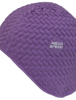 Latexová plavecká čiapka Aqua-Speed Bombastic Tic-Tac fialová
