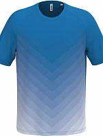 Kariban ProAct PA 4047 Unisexové športové tričko s farebným prechodom 20.4047 sporty royal blue