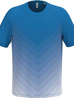 Kariban ProAct PA 4047 Unisexové športové tričko s farebným prechodom 20.4047 sporty royal blue