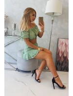 Tmavo mätová vyšívaná sada Tmavo mätová vyšívaná sada