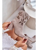 Semišové Botky Na Podpatku Lewski model 21672767 - Boto Semišové Botky Na Podpatku Lewski model 21672767 - Boto