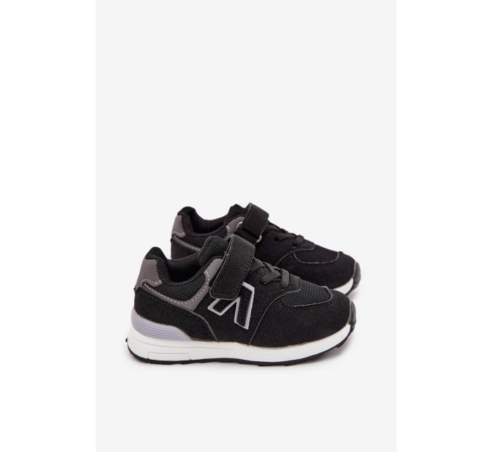 Sportovní tenisky dětské na suchý zip černé Galisse Sportovní tenisky dětské na suchý zip černé Galisse