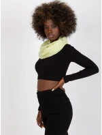 Dámsky tunelový šál AT CH BF48181 svetlo žltá Dámsky tunelový šál AT CH BF48181 svetlo žltá