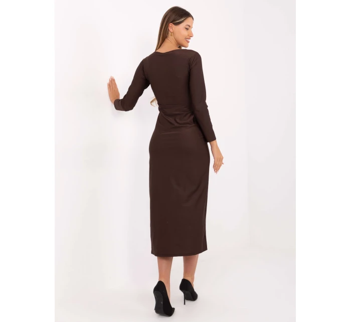 Sukienka IT SK model 21314489 ciemny brązowy - FPrice