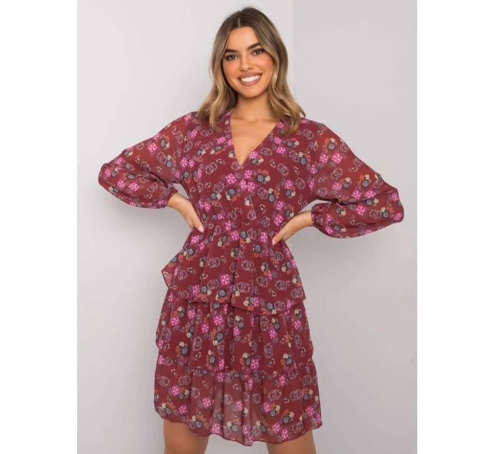 WN SK 21049 šaty.38X gaštanová