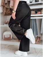 Dámské kalhoty s širokými nohavicemi black Dstreet model 21987133 - FashionStreet