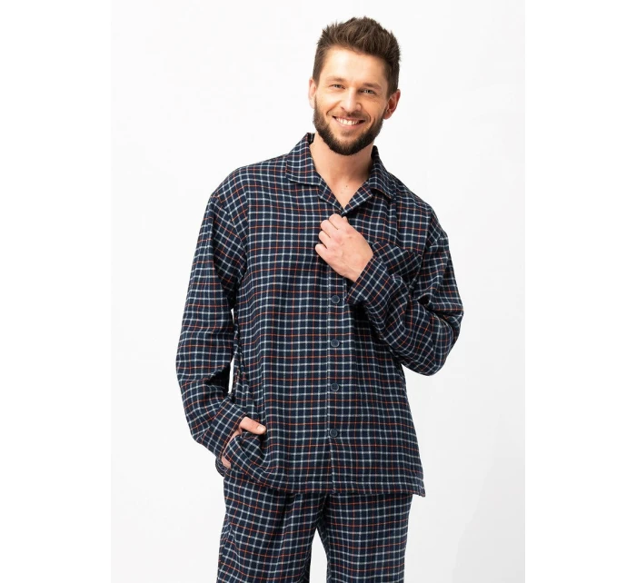 Pánské pyžamo MNS model 21293118 B25 délka/r M2XL na zip - Key