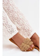 Dámské ploché s ozdobou Žluté Grelora