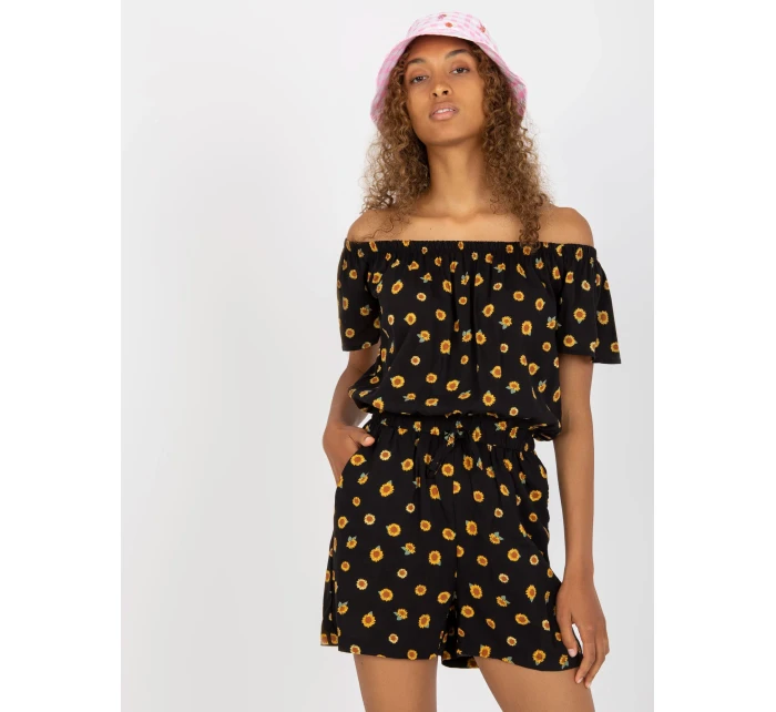 Kombinéza D73781M62266KA čierna a žltá Kombinéza D73781M62266KA čierna a žltá