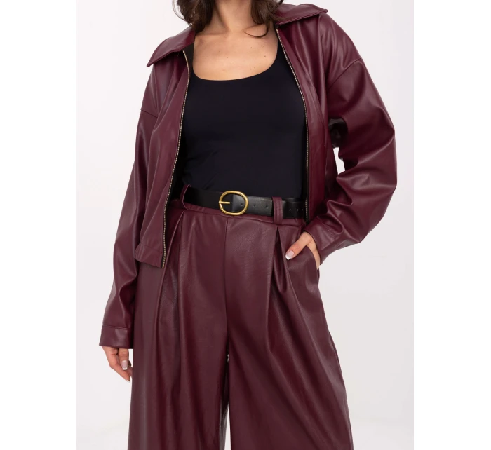 Spodnie IT SP model 21462828 bordowy - FPrice