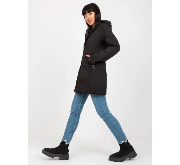 Dámsky kabát NM KR P22 6206 1.70P čierny