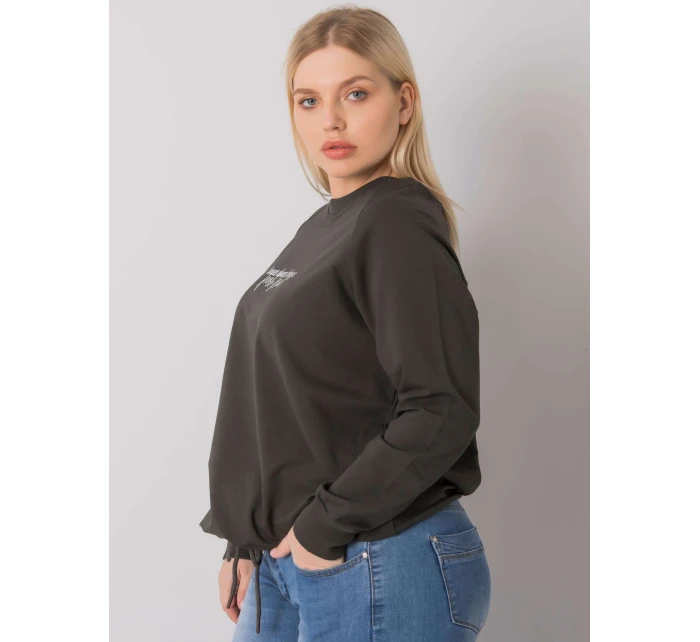 Mikina RV BL model 17508459 tmavá khaki - FPrice Mikina RV BL model 17508459 tmavá khaki - FPrice