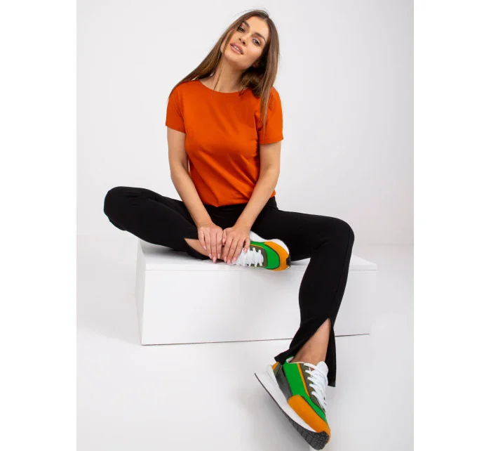 Tričko RV TS 4662.39P tmavo oranžové