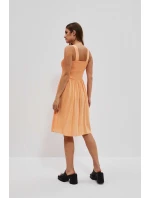 Dámske šaty SU-4038 peach - FPrice