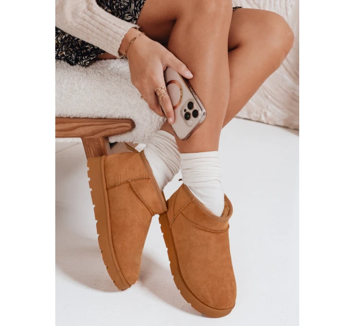 Dámské sněhule na platformě camel model 21992200 - Dstreet