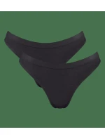 sloggi GO Sense Thong 2P - BLACK - SLOGGI BLACK - SLOGGI