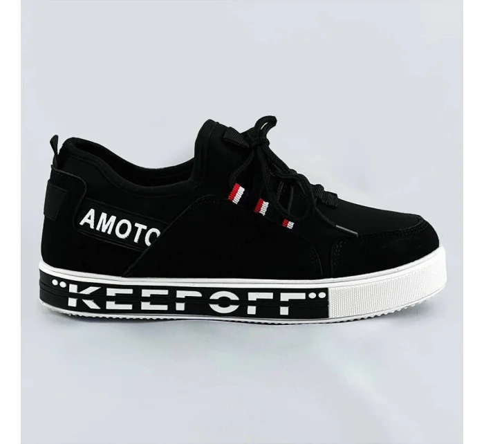 Černé nazouvací dámské tenisky model 17113797 - COLIRES