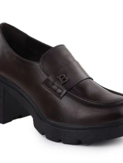 Dámske hnedé mokasíny Potocki SZ12700