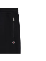 Pánské kalhoty s žebrovanými manžetami černé model 21812326 KK001 - CHAMPION Pánské kalhoty s žebrovanými manžetami černé model 21812326 KK001 - CHAMPION