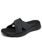 Dámske šľapky Skechers GO WALK FLEX SANDAL IMPRESSED 141420 BKGY