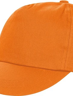 Result Headwear RC 080X 5-panelová polyesterová čiapka s výložníkom 28.080X oranžová