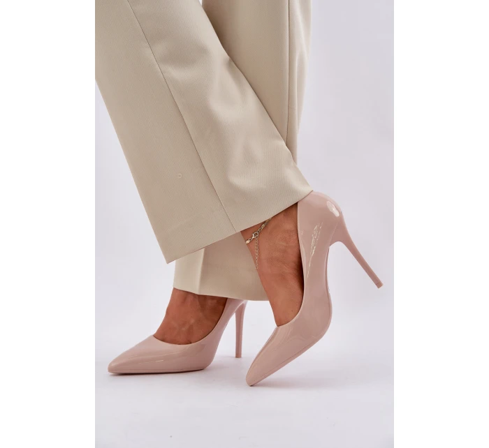 Lakované Lodičky S  Béžové model 21684963 - Boto