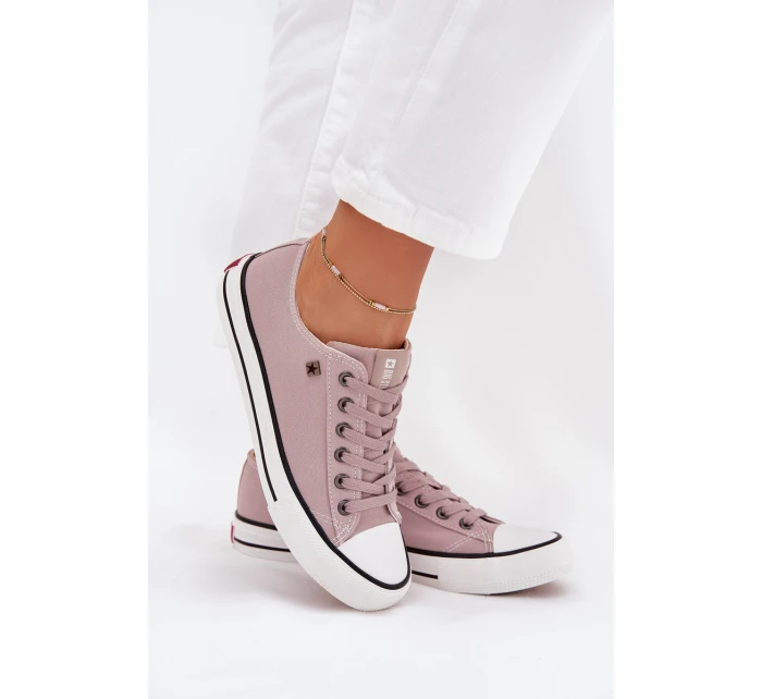 Dámské Nízké Tenisky Big Star model 21705183 Šedé - Big Star Shoes Dámské Nízké Tenisky Big Star model 21705183 Šedé - Big Star Shoes