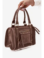 Kabelka z imitace semiše Taupe model 22220869 - Flora&Co