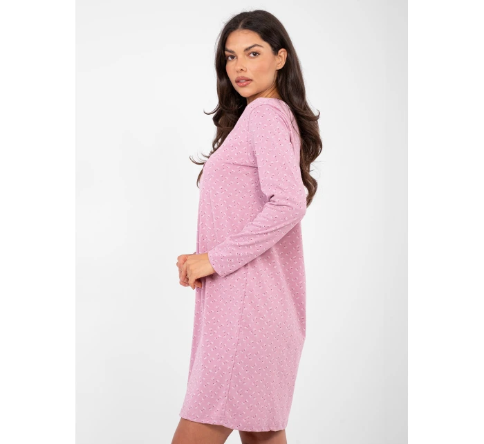 DU KN nočná košeľa FP 105.36 tmavoružová