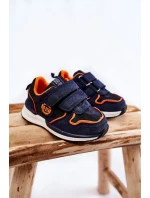 Dětská sportovní obuv na suchý zip Memory Foam System Big Star KK374183 Námořnická modrá Dětská sportovní obuv na suchý zip Memory Foam System Big Star KK374183 Námořnická modrá