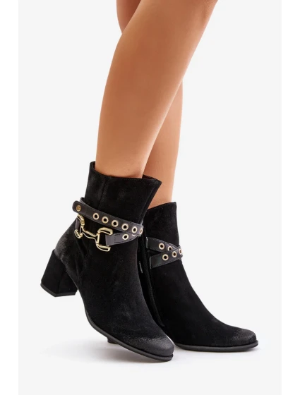 Topánky na podpätku model 202648 Krok vo veľkom štýle