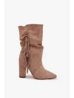 Topánky na podpätku model 221128 Krok vo veľkom štýle