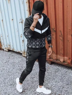 FashionStreet čierna pánska tepláková súprava AX0604
