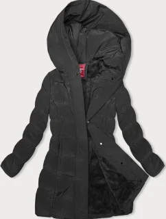 Černá zimní bunda s kapucí model 21246061 - LHD