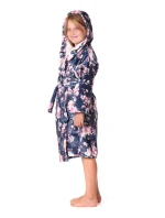 Detský župan Toya s kapucňou modrý - Vestis Detský župan Toya s kapucňou modrý - Vestis