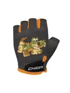Rukavice CHIBA COOL KIDS black crocodile XS