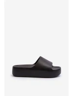 Dámské žabky na tlusté podrážce černé model 21649931 - Boto