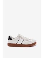 Pánské Sneakers Big Star model 22046222 Bílé - Big Star Shoes Pánské Sneakers Big Star model 22046222 Bílé - Big Star Shoes